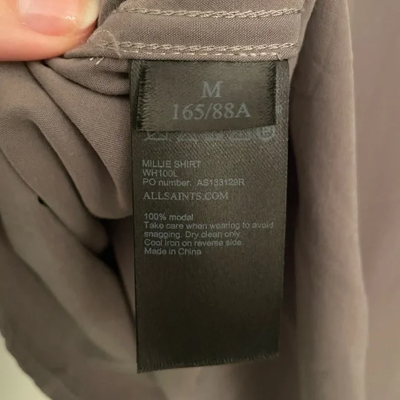 All Saints Millie shirt M - Picture 7 of 7
